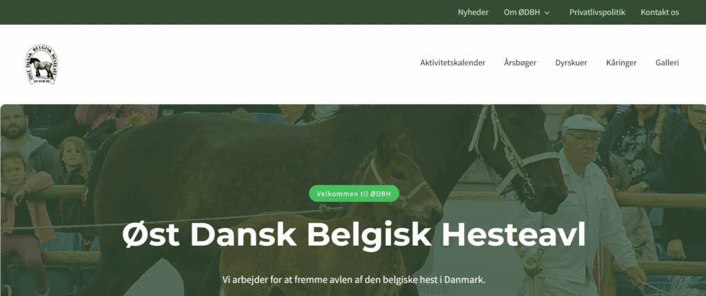 Velkommen til ØDBH’s nye hjemmeside!