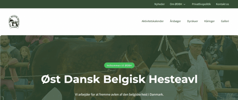 Velkommen til ØDBH’s nye hjemmeside!